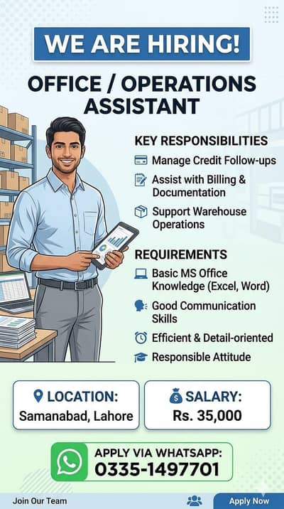 KPO / warehouse Assistant