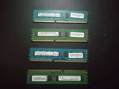 4x4GB DDR3 RAM (16GB Total) – Used, Excellent Condition