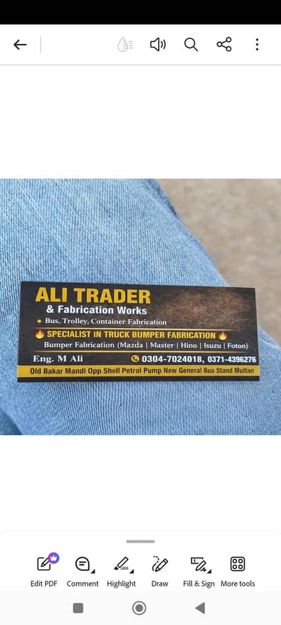 Heavy Bumper for Sale Zero Meter