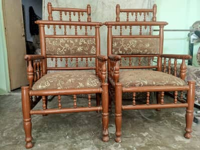 Elegant Royal Style Chairs (Set of 2) — PREMIUM LOOK —Rs 28000
