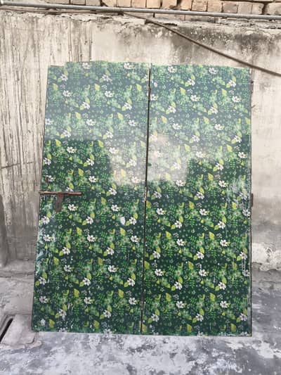 iron angle frame and fiber sheet