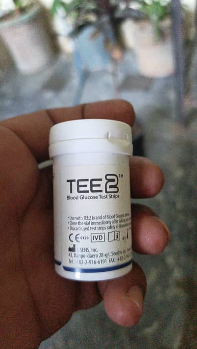 tee2  glucose machine strip