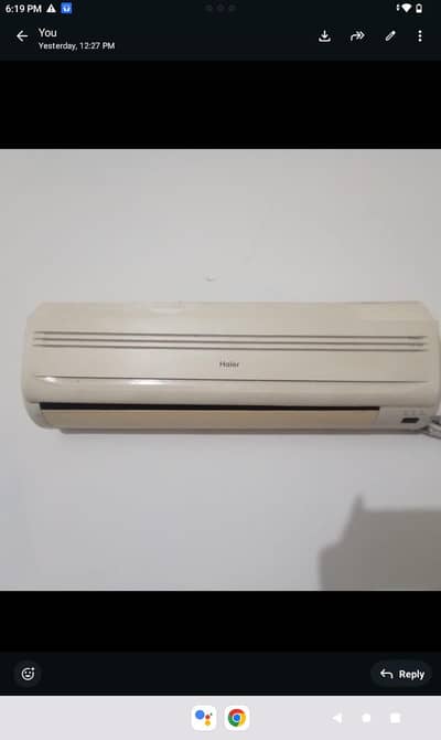 Haier split AC 1 ton