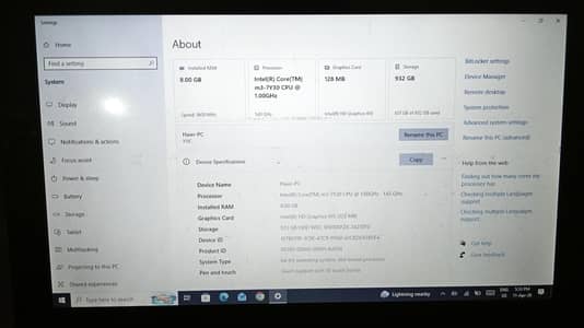 Haier Y11C 2-in-1 Touch Laptop | Core m3 7th Gen | 8GB RAM | 1TB HDD