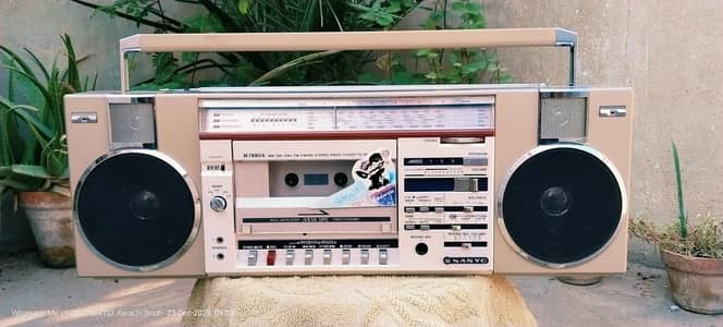 Sanyo M7780 Tape Recorder Full working