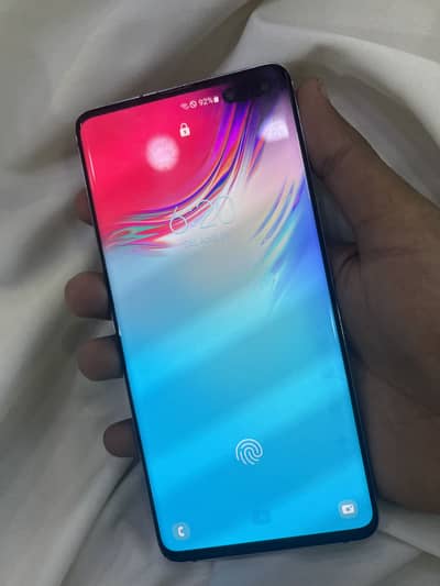 Samsung s10.5g 8/256 display finger print condition bilkul theek ha