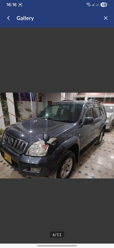 Toyota Prado 2006/2012 in ideal pristine condition