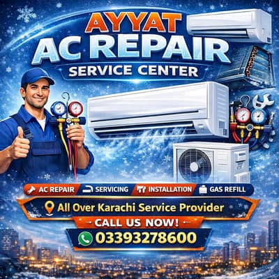 Ac service installation repairing all over Karachi