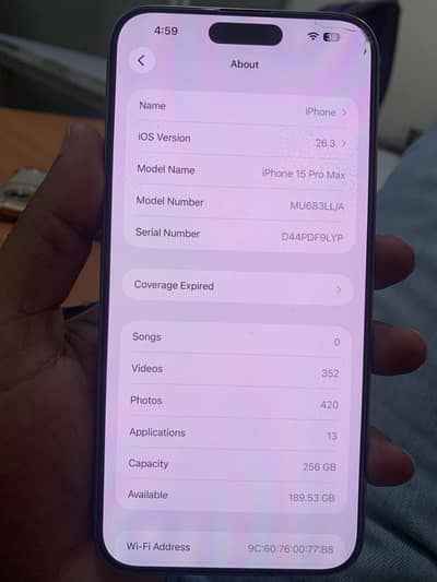 iphone 15 pro max  jv