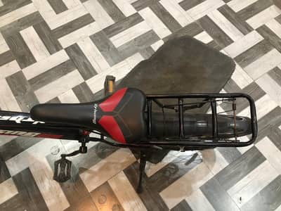 bicycle red and black colour