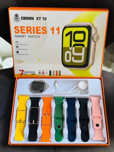 Smart watch ultra series 11 , seven straps