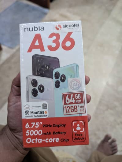 zte nubia a36 brand new