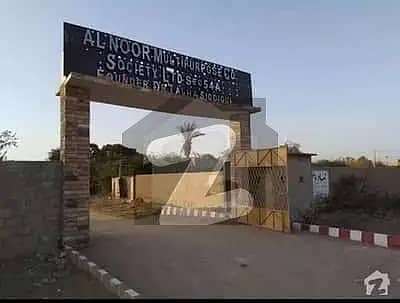 Ready To Buy A Corner Residential Plot 120 Square Yards In Al-Noor Multipurpose Cooperative Society Limited - Sector 54-A