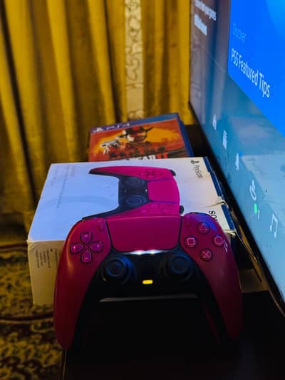 Sony PS5 DualSense Controller - Cosmic Red (Boxed / Like New)