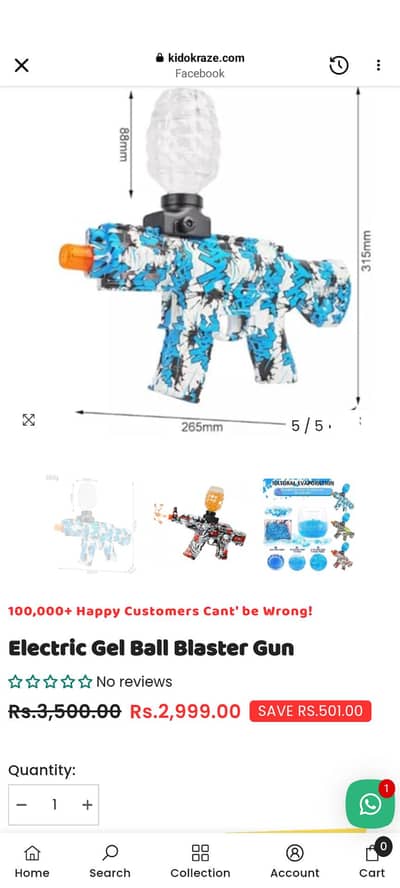 Gel Blaster gun Automatic Toys