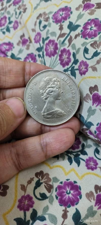 UK Coin 1972 Queen Elizabeth II & Prince Philip Old Coin | Old UK Coin