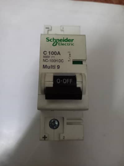 Dc Breaker Schneider 100 amp single pole