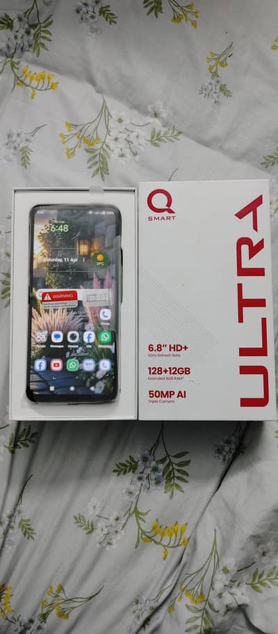 Qmobile Ultra Smart (complete box accessories)