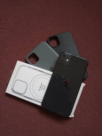 iphone 11 non pta jv with 3 free cover protecter and charging cable