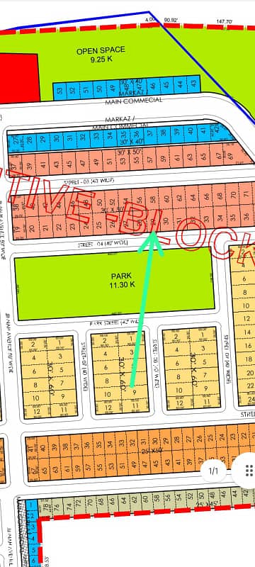 CBR Town Executive Block 6 Marla Plot For Sale