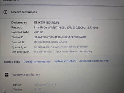 DELL Latitude E7240 i7 4th Gen 4 GB RAM 128 GB