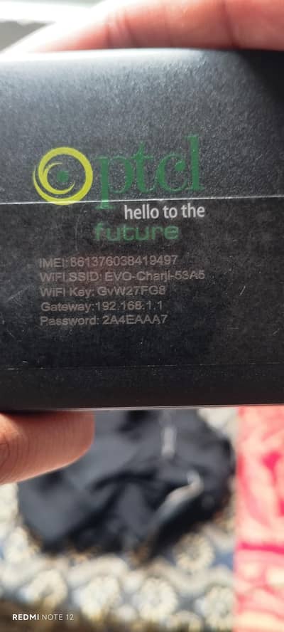 Ptcl evo charji device Bilkul ok hai jis bhai ko chahiye rabta kary