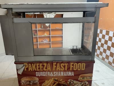 Counter shwarma and burger and fries also available