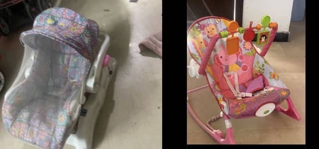 Baby cot n swing both