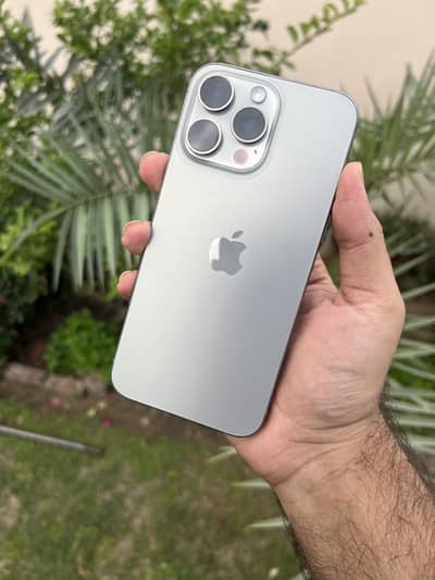 15 Pro Max 256Gb Sim Time available