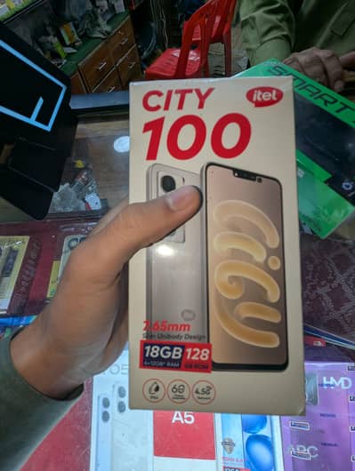 itel City 100 | Box Pack | 128GB Storage | Brand New