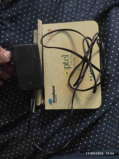 ptcl Tenda Modem Working as a wifi router with 2 floor signal speed