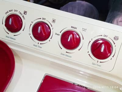 Super Asia washing machine twin tub model number SA-244 EASY WASH