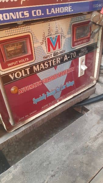 100% ORIGINAL COPPER STABILIZER FOR AC 7000 WATT