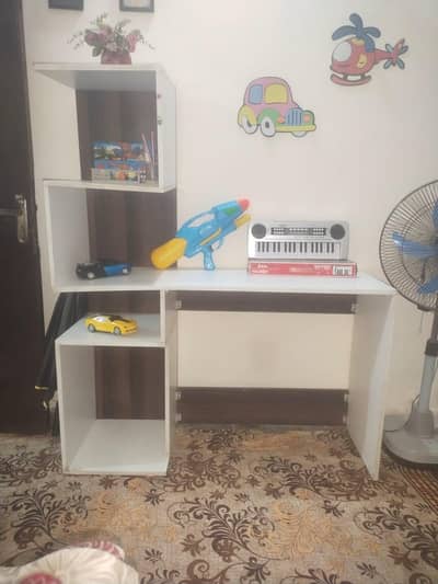 2 in 1 Study table with  stylish racks(0302-3095079)