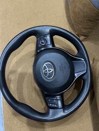 Toyota Vitz steering multi media
