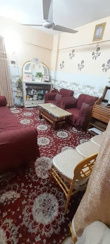 Cresent Complex 2 Bed Dd Flat Available For Sale In Gulshan E Iqbal Block 11