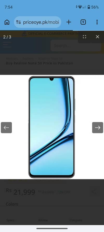 realme note 50