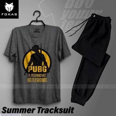 men,s summer tracksuit PUBG print