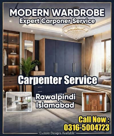 Carpenter service / Cupboard / Almari / wardrobe  0316,5004723