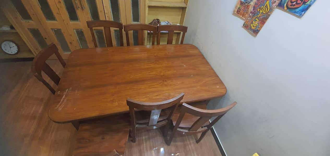 Solid Oak Dining Table Set for 8 – Durable & Well-Maintained 3