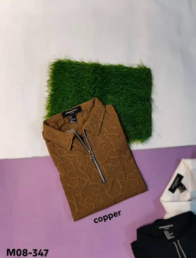 Half zip Polo  Price: 1200/= each