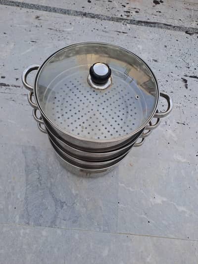 4-Layer Professional Stainless Steel Steamer Pot Set
