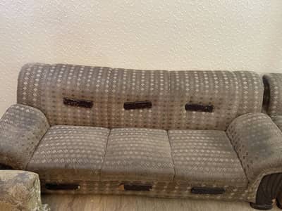 1 sofa set with 1 (2 seater sofa)
