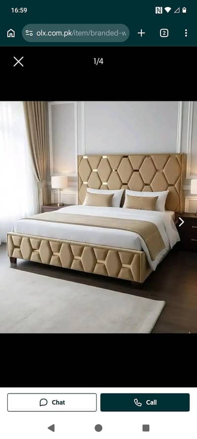 breaded Fancy King size bed