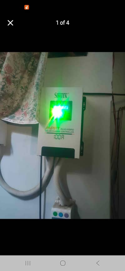 simtek mppt 100amp with 90amp battery