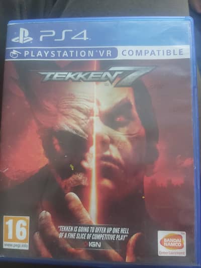 Playstation new games available  Takken 7,Last of us and watch dogs 2