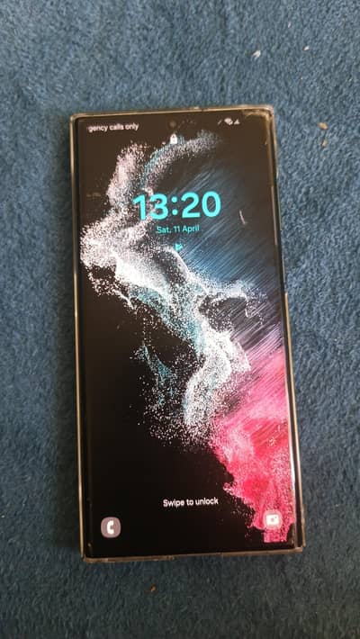 s22 ultea Ram 12gb rom 256 gb one 1 work online punch