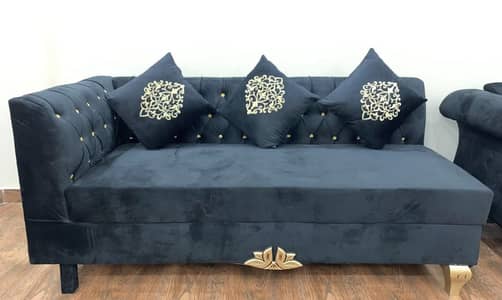 Brand new velvet sofa