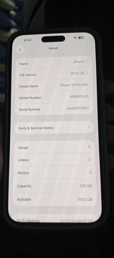 I phone 14 pro max JV 128Gb