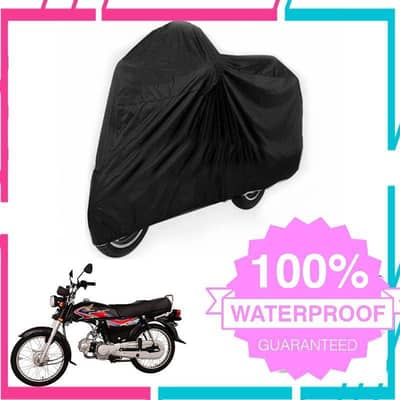 BLACK WATERPROOF COVER FOR CD70 PARACHUTE